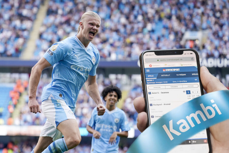 Pareto sänker riktkursen för Kambi - Kambi fotboll Premier League Erling