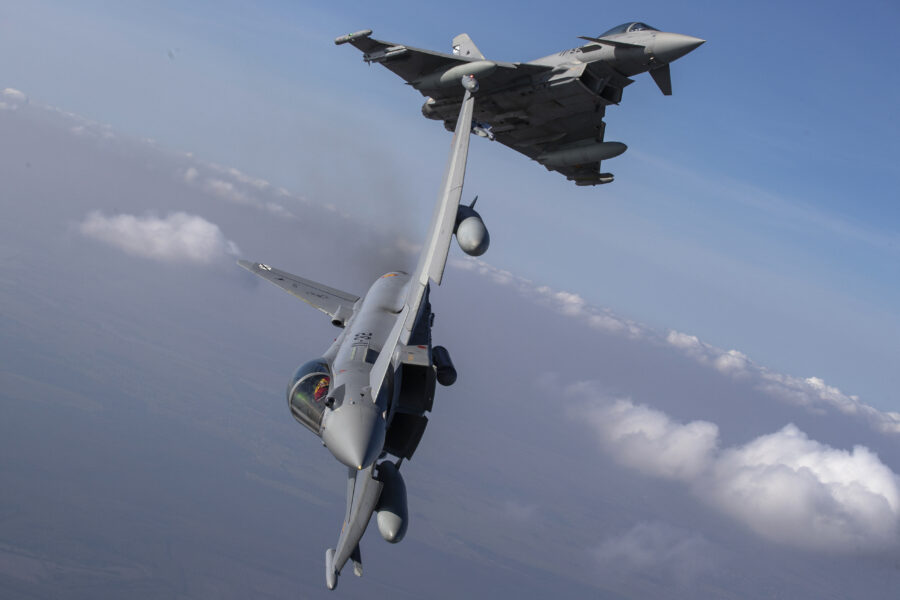 Turkiet diskuterar köp av 40 Eurofighters - Lithuania NATO
