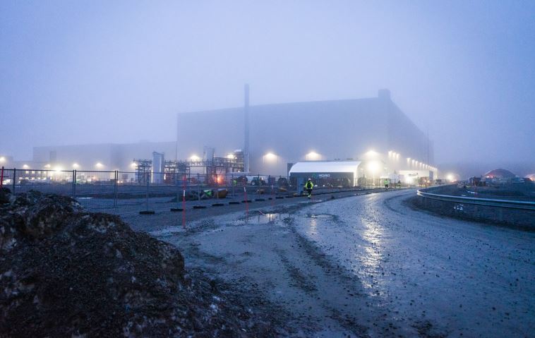 Northvolts batterifabrik i Skellefteå.