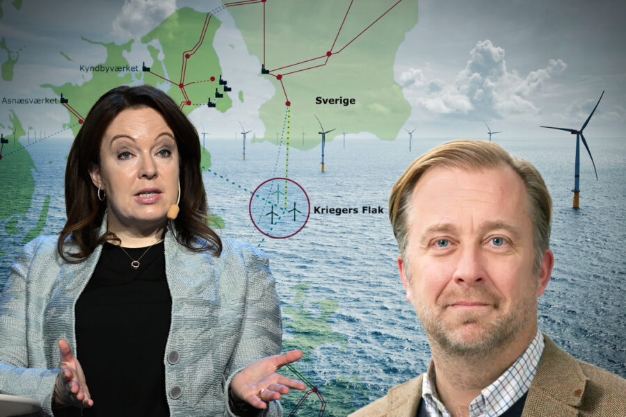 Experten: Vattenfall kommer dumpa prestigeprojekten till havs - Vindkraftcollage Anna Borg Kriegers Flak