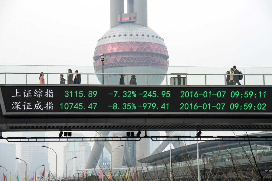 Kinesiska börser sämst i världen under 2023 - China Stock Market Slide