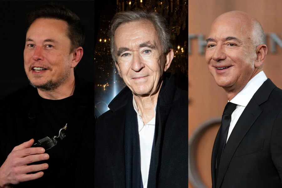 Världens fem rikaste har fördubblat sina förmögenheter – fem miljarder har blivit fattigare - Elon Musk, Bernard Arnault och Jeff Bezos