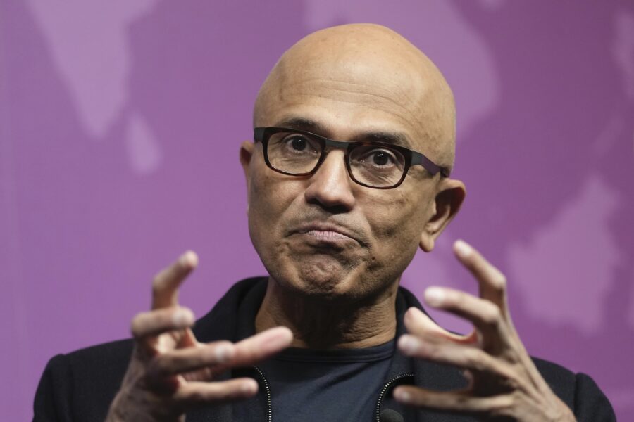 Microsoft VD Satya Nadella.