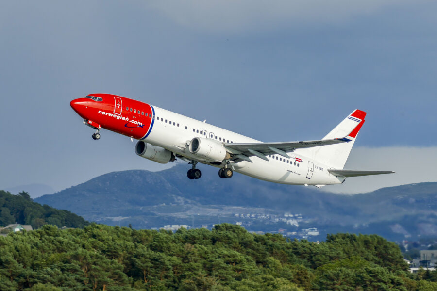 Norwegian ökade antalet passagerare med 9% i februari - Fly Norwegian Air Shuttle