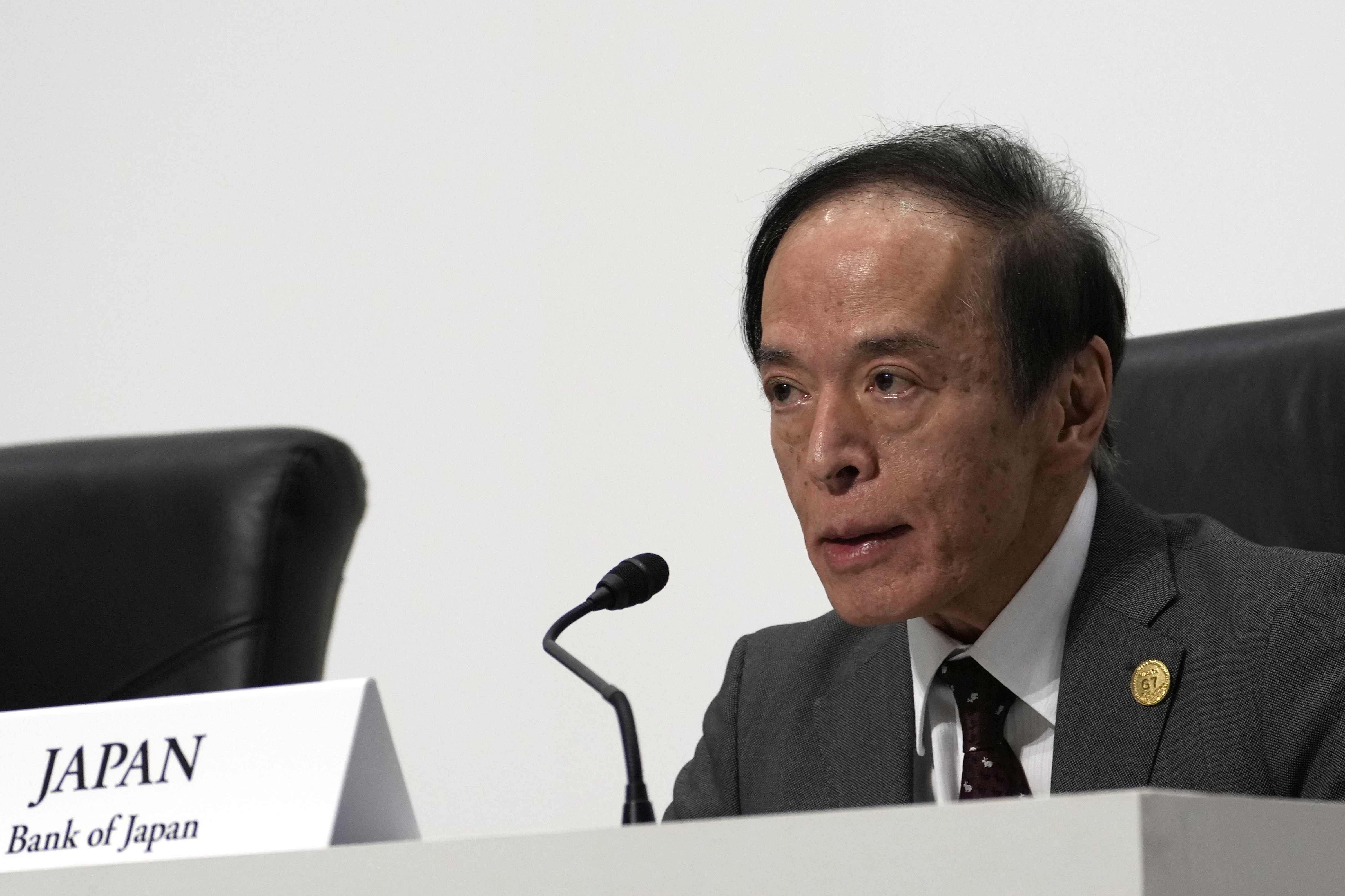 Japanska centralbankschefen: Fler höjningar fortsatt ett alternativ