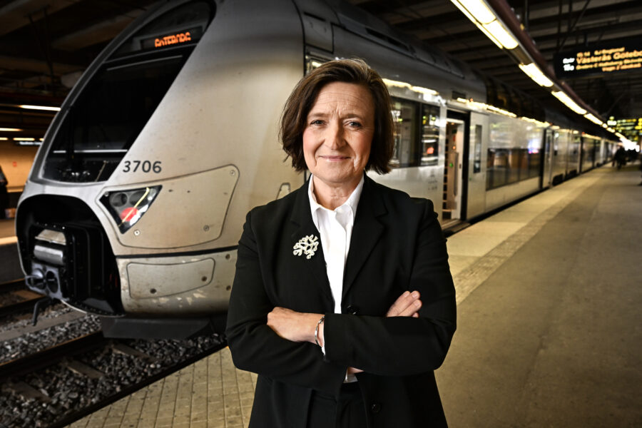 SJ:s VD och koncernchef Monica Lingegård.
