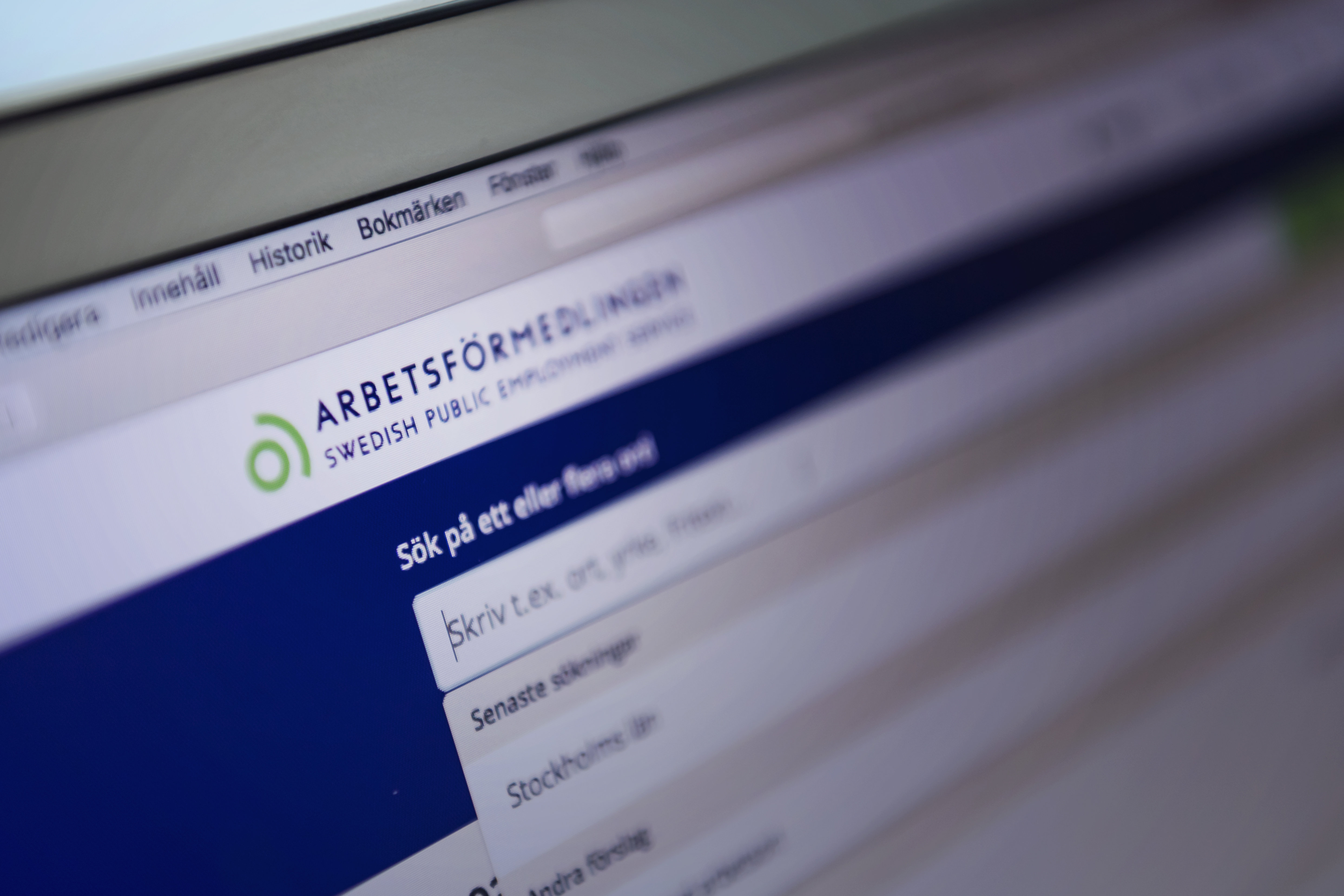 Antalet öppet arbetslösa i Sverige ökade med 229 personer i förra veckan