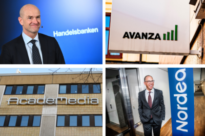 Handelsbanken, Avanza, Academedia, Nordea