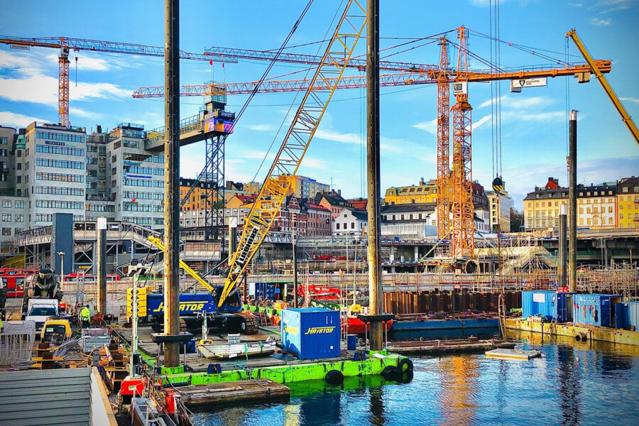 Skanska får uppdrag vid Slussen värt 2 miljarder - Slussen en-form-undervattensbetong-som-gjuts-med-mastpump