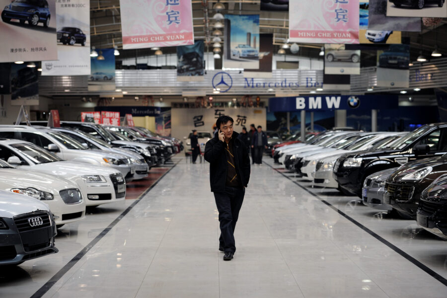 Kinas bilförsäljning minskade med 6,9% i juni - China Auto Sales