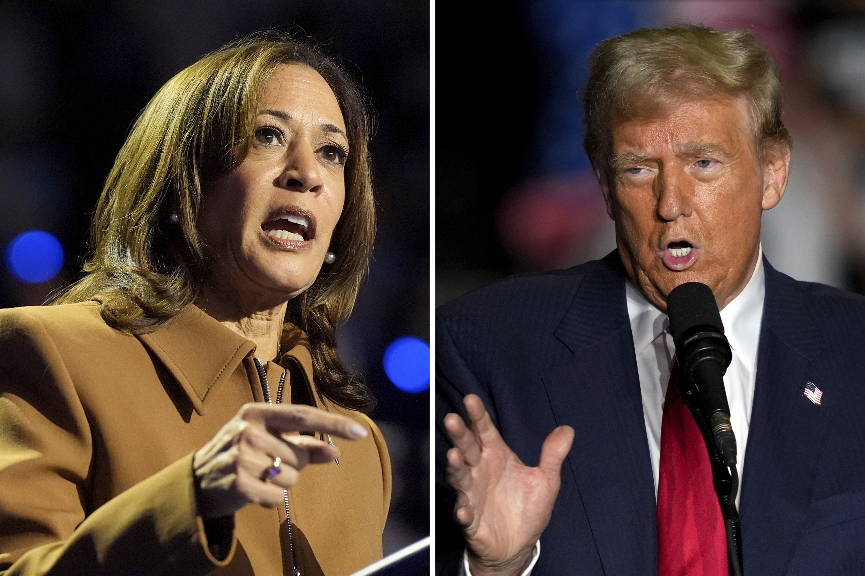 Wall Street sjönk inför tisdagens presidentval