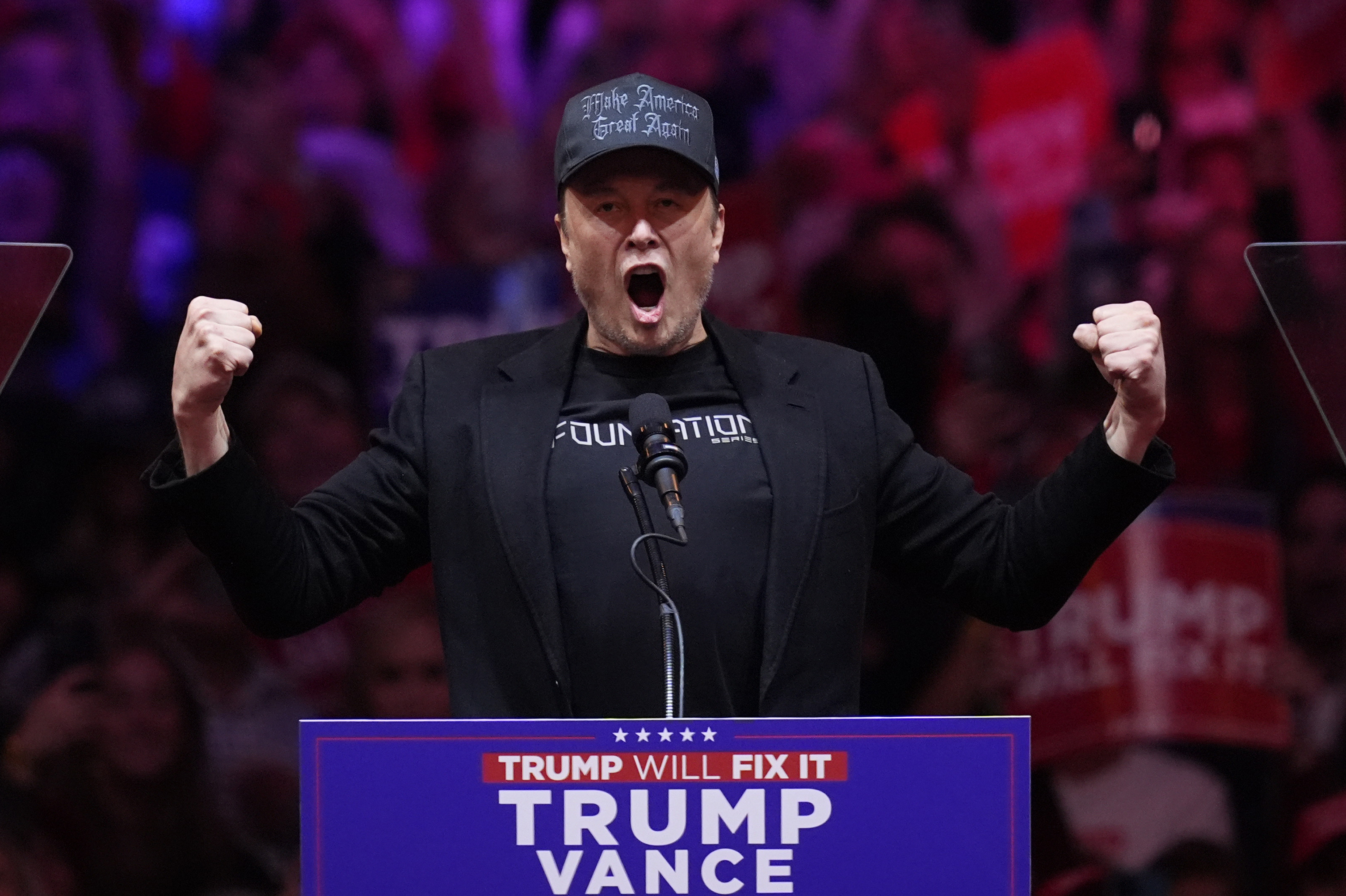 Tesla rusar i förhandeln på Trumps vinst