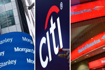 Morgan Stanley Citigroup Bank of America, amerikanska storbanker