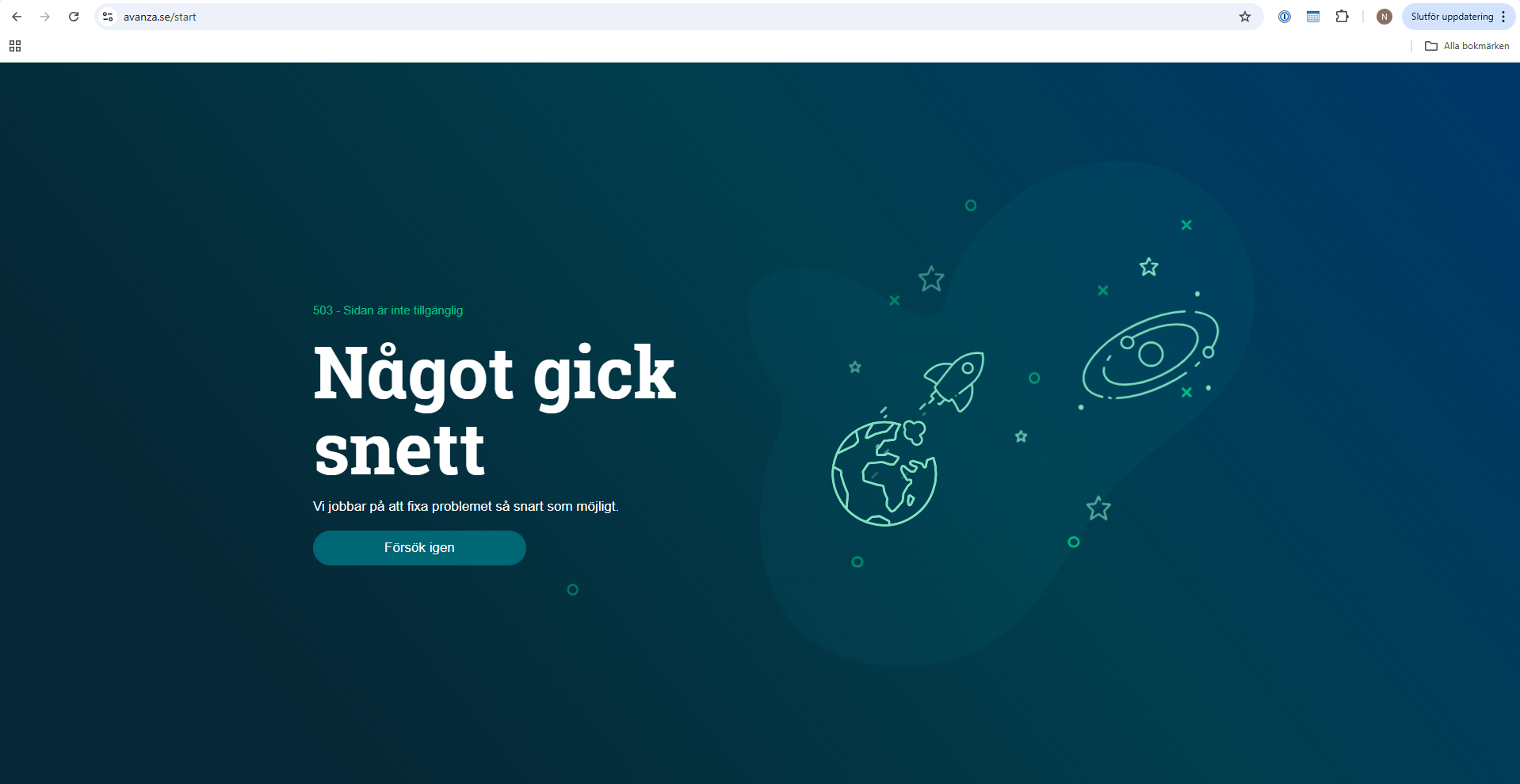 Systemfel på Avanza i börskraschen: ”Skandal”