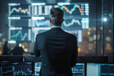 trader graf stock market börsen