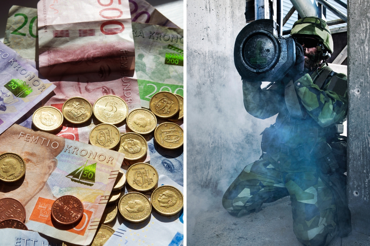 Militär upprustning lyfter kronan: ”Sverige har en betydande vapenkapacitet”