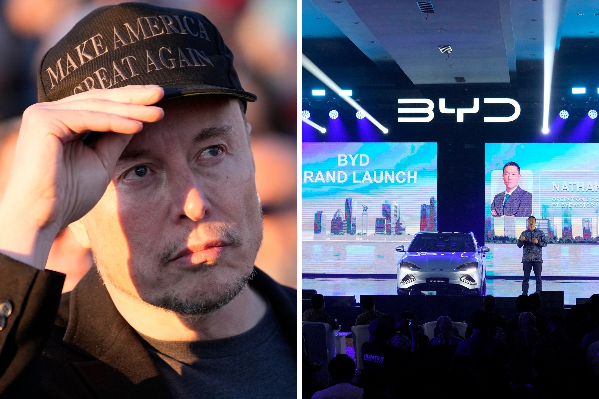 BYD körde om Tesla förra året