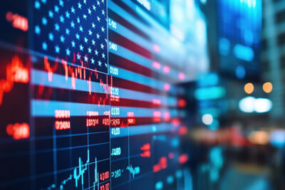 nasdaq USA börs trader graf aktier