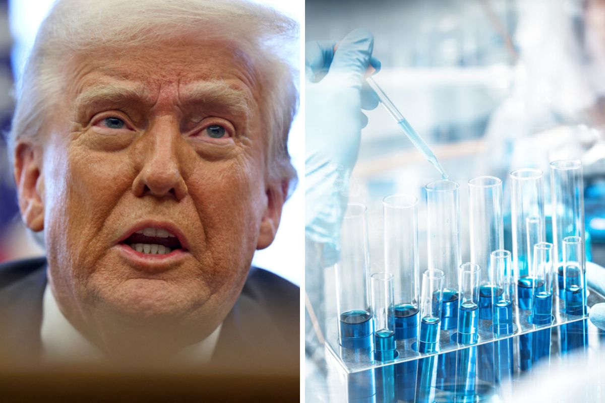 Europeiska läkemedelsaktier rasar efter Trumps tullhot