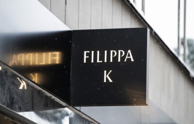 Filippa K skylt mode