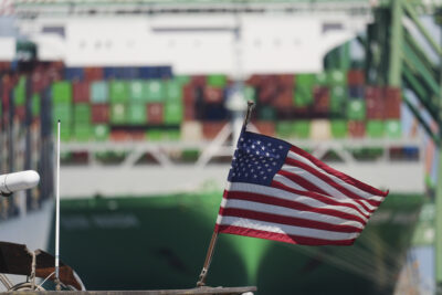 Trump frakt container USA tullar