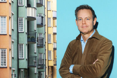 lägenheter och en man med armarna i kors
