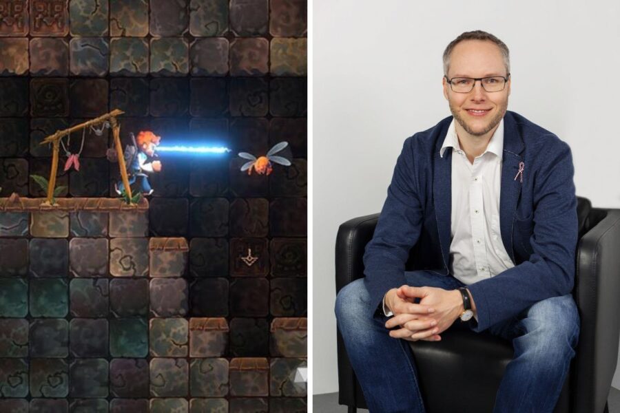Tre flaggor i Jumpgates företrädesemission - Jumpgate VD Harald Riegler