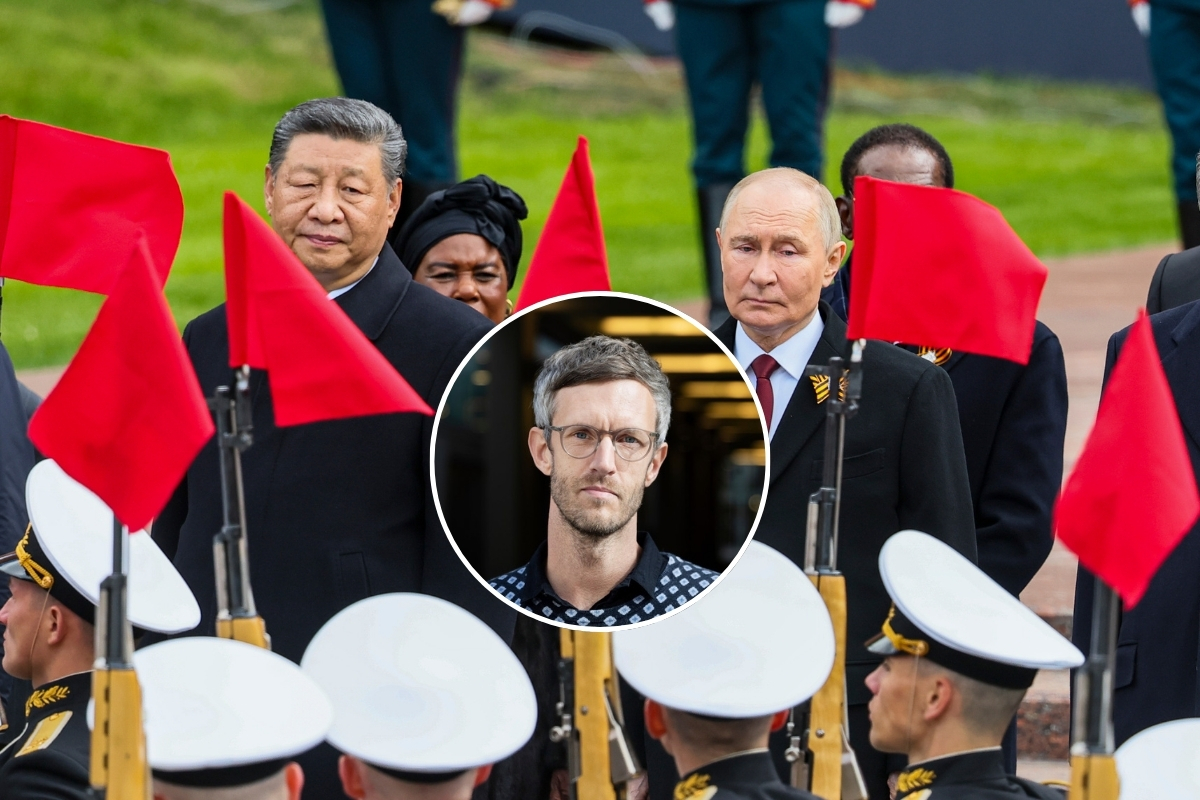 Jojje Olsson: Ska Sverige fira då Kinas militär marscherar i Moskva?