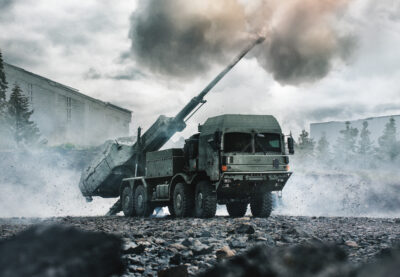 ett bepansrat militärfordon