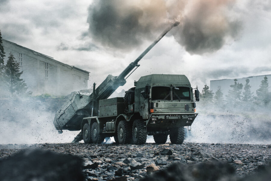 ett bepansrat militärfordon
