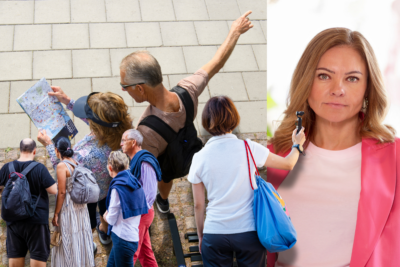 Turister och Anna Wallén Visita
