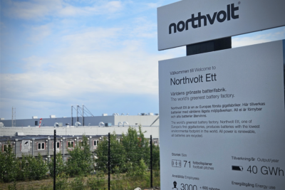 Northvolt Ett fabriksbild