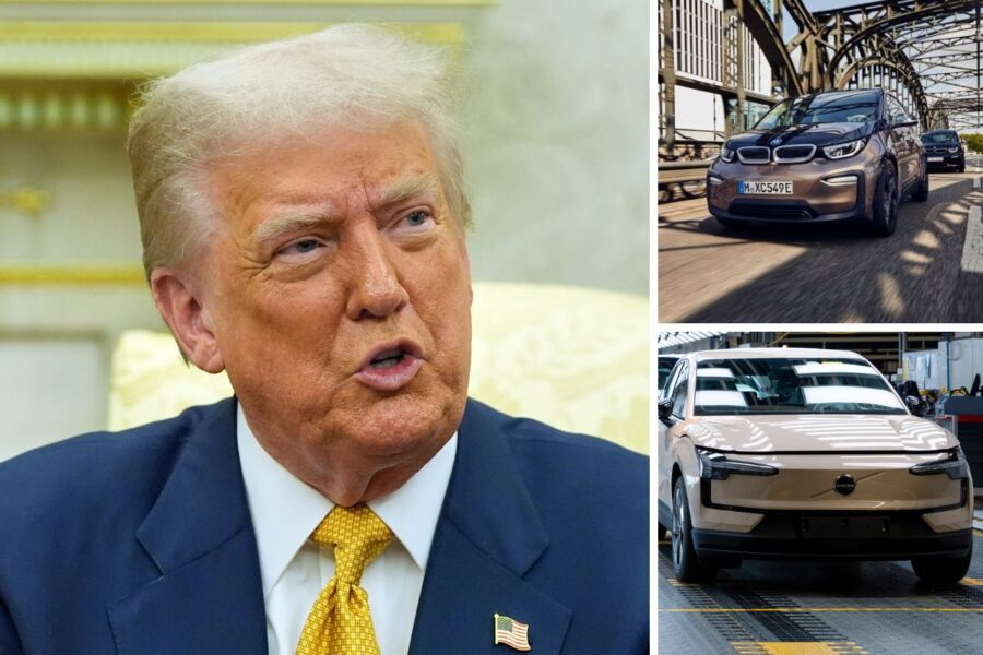 Trump biljättar handelsavtal.