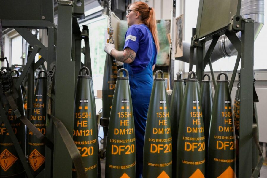 artilleriammunition från rheinmetall