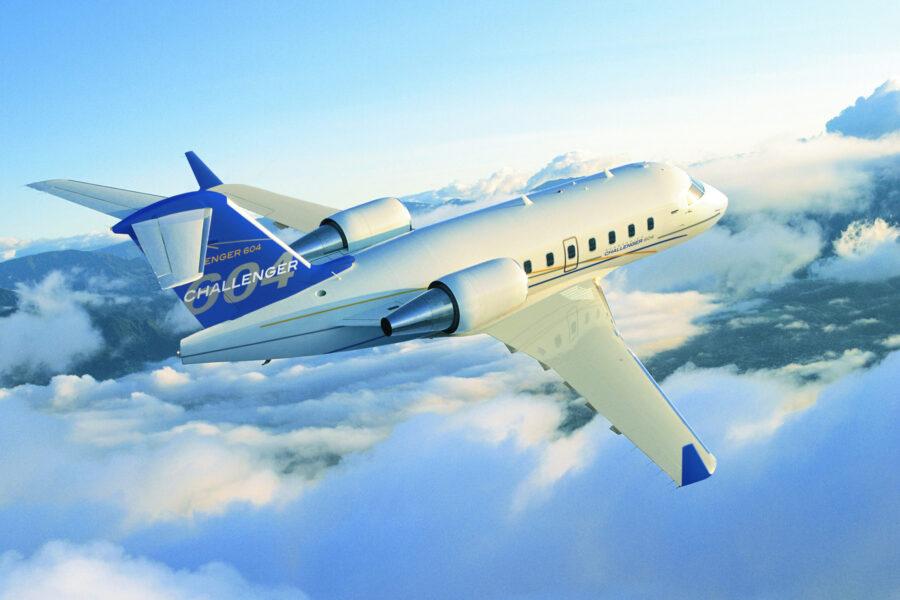 Bombardier får mångmiljardorder från hemlig kund - challenger-604.1