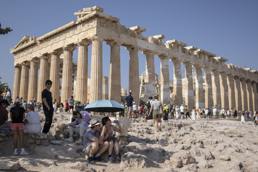 Euronext lägger bud på Aten-börsen - grekland APTOPIX Greece Heat Wave